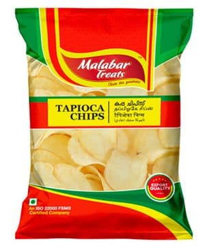 Tapioca Chips (Cassava Crisps) by Malabar Treats