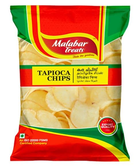 Tapioca Chips (Cassava Crisps) by Malabar Treats