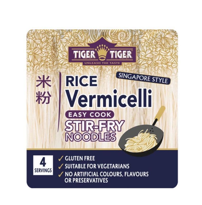 Tiger Tiger Singapore Rice Vermicelli | Buy Online at the Asian Cookshop.