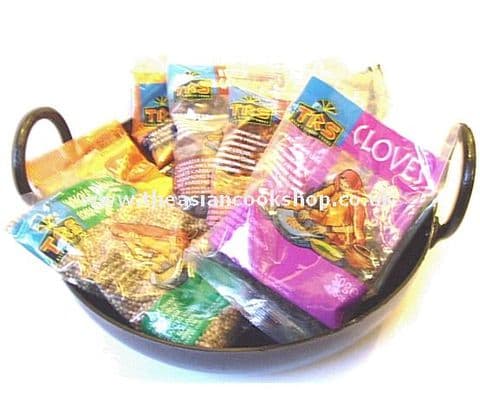 U COOK Curry Kits & Steel Karahi Gift Set