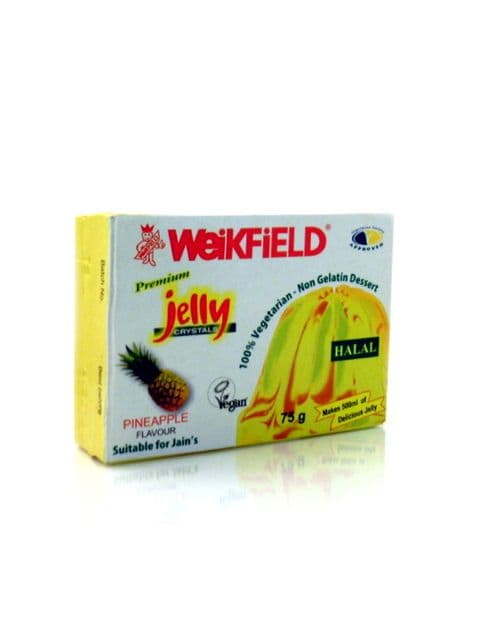 Vegetarian Jelly Crystals | Pineapple By Weikfield