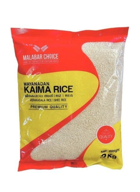 Wayanadan Kaima Rice (Jeerakasala/Ghee Rice) 2KG | Buy Online at The ...