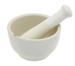 White Mortar & Pestle (Stoneware)