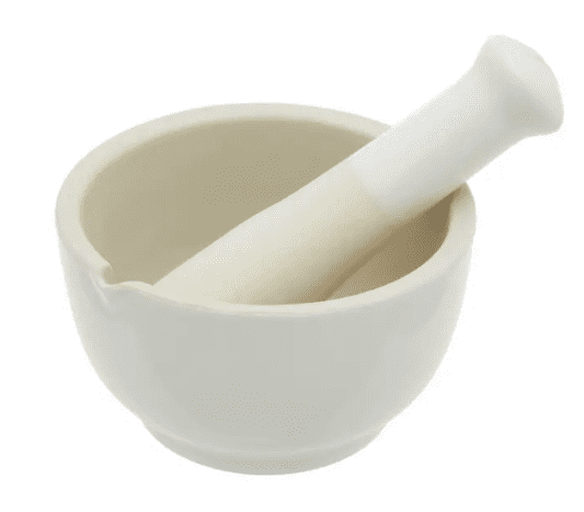 White Mortar & Pestle (Stoneware) | Buy Online at The Asian Cookshop.
