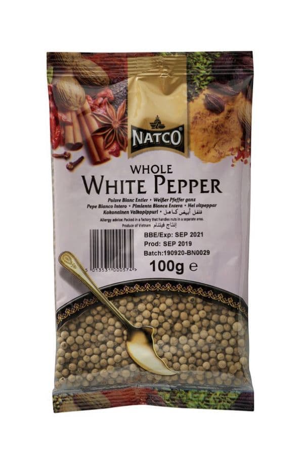 White Peppercorns (Whole White Pepper) | Buy Online at the Asian Cookshop