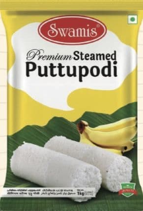 White Puttu Flour (Steamed Puttupodi) 1KG by Swamis
