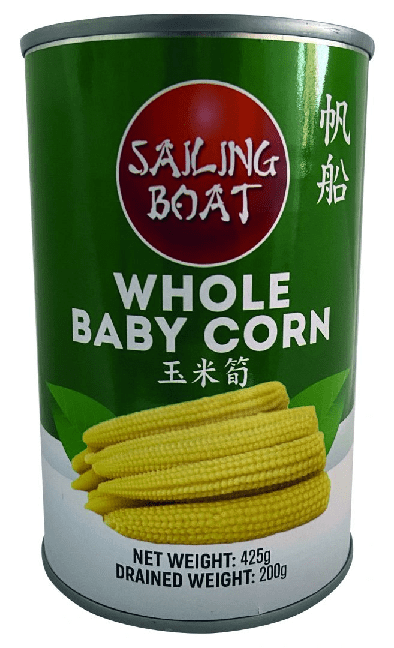 Whole Baby Corn (Tinned)