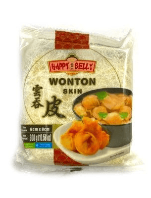 Wonton Pastry 300g (Wrappers) (Square Wonton Skin Wraps) | Buy Online at the Asian Cookshop