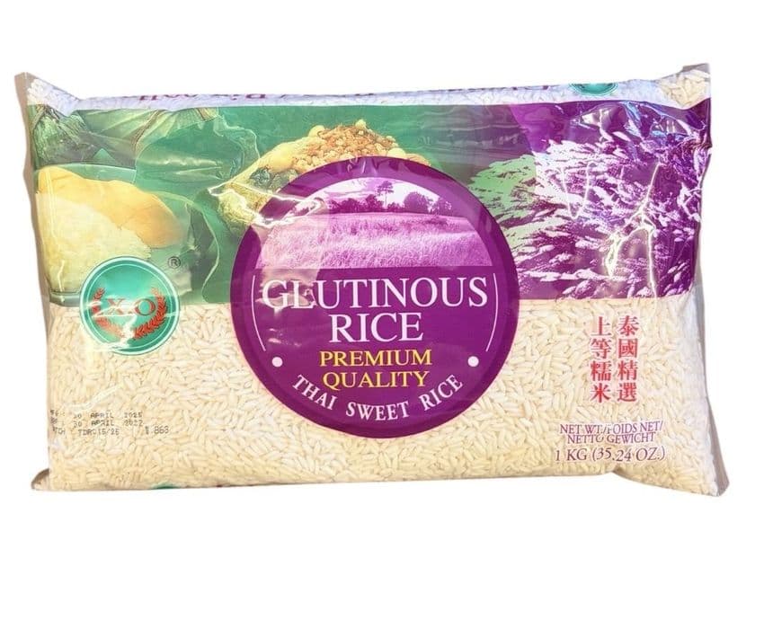 1KG Thai Glutinous Rice by X,O | Buy Online at The Asian Cookshop