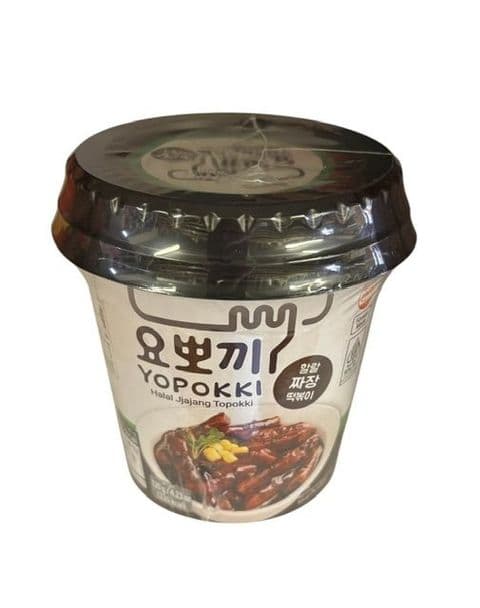 Yopokki Jjajang Topokki Cup (Instant Tteokbokki Rice Cakes)