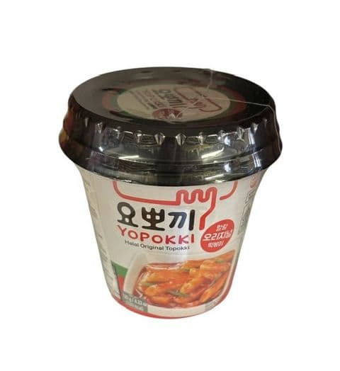 Yopokki Original Topokki Cup (Instant Tteokbokki Rice Cakes)
