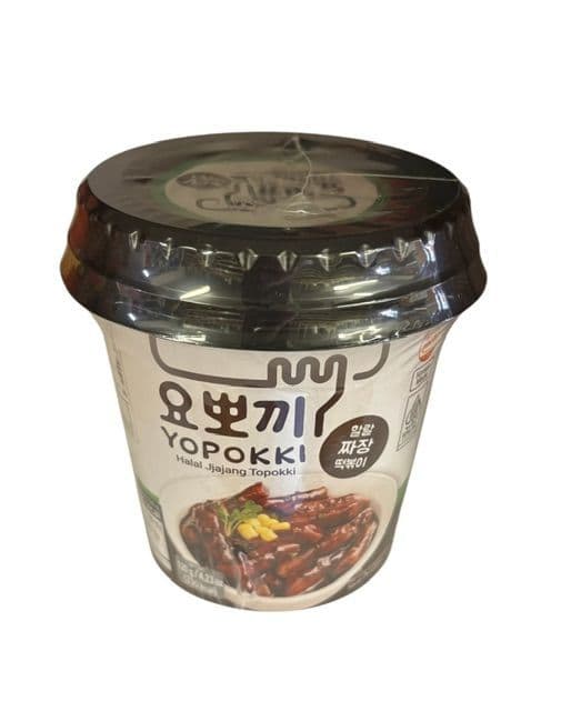 Yopokki Spicy Topokki Cup (Instant Tteokbokki Rice Cakes) | Buy Online at the Asian Cookshop