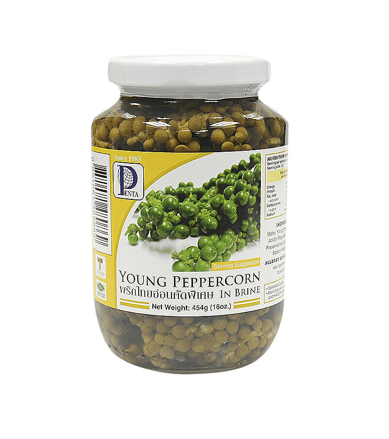 Young Green Peppercorns (in brine) by Penta Buy Online at The Asian