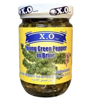 Young Green Peppercorns (in brine) by X.O