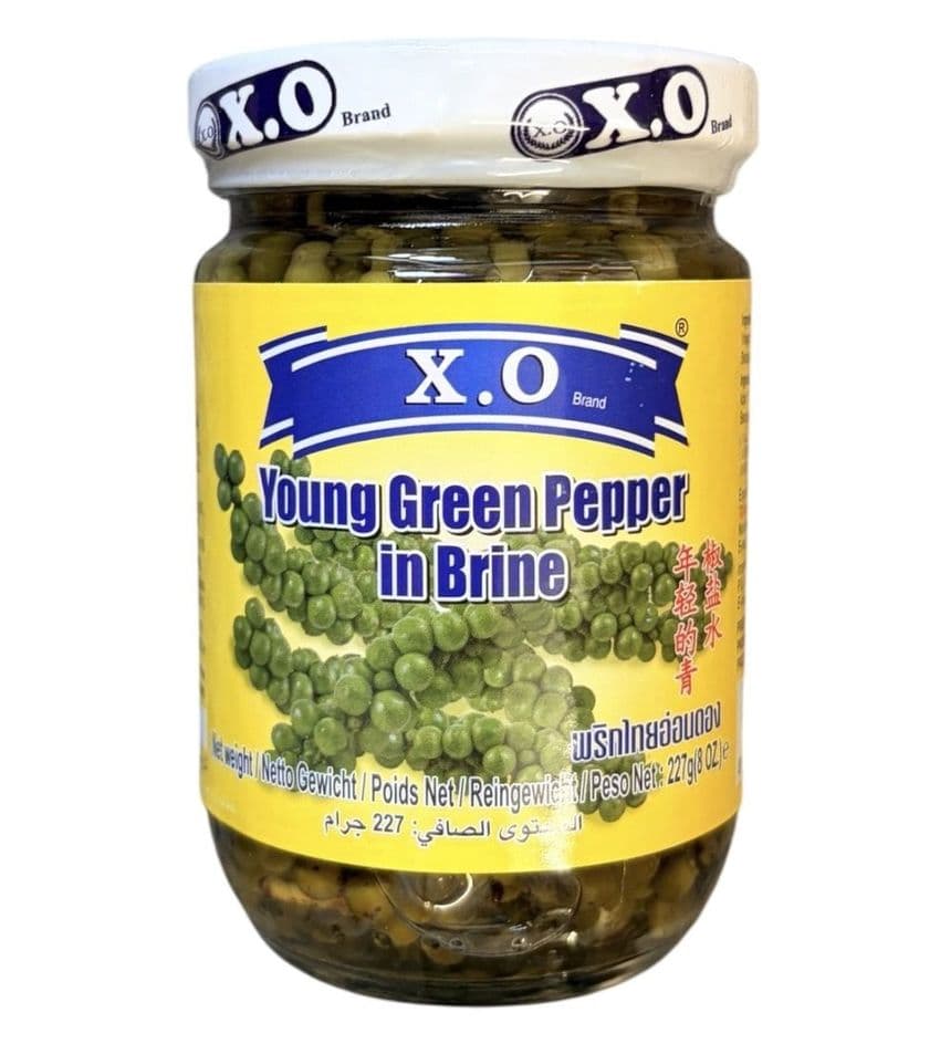 Young Green Peppercorns (in brine) by X.O | Buy Online at The Asian Cookshop.