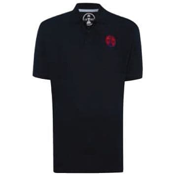 1882 Ashes Urn Mens Polo Shirt - Navy/Red