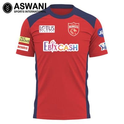 2023 Punjab Kings PBKS Official Tata IPL Player Edition Training Jersey / Shirt