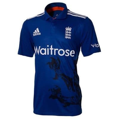 Adidas ECB England One Day ODI Cricket Shirt Kids 2016/17