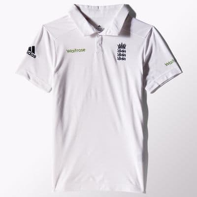 Adidas ECB England Test Cricket Shirt Kids 2015/16