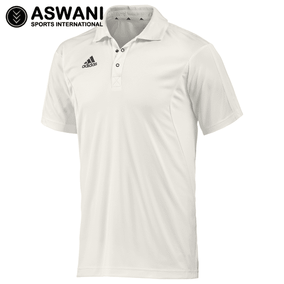 Adidas Elite Cricket Playing Shirt, Adult Short Sleeve