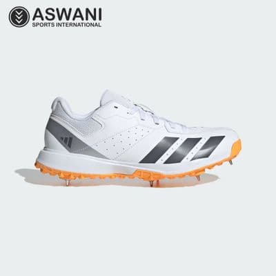 Adidas Howzat Full Spike Cricket Shoes, White