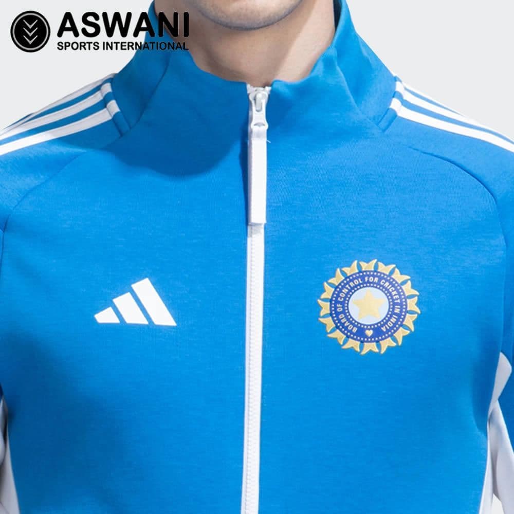adidas India Cricket Anthem Jacket Mens Player Edition 2023-2024