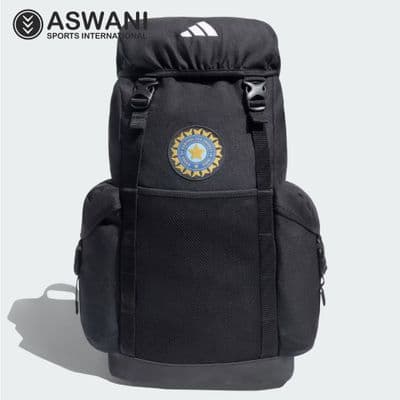 adidas India Cricket Backpack, Black Rucksack