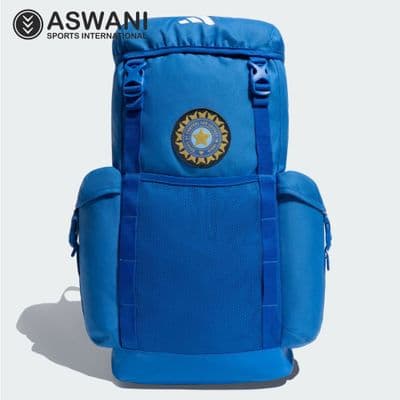 adidas India Cricket Backpack, Blue Rucksack