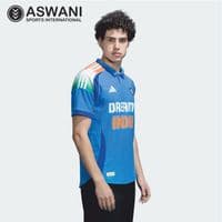 adidas India Cricket Jersey, Mens Player Edition One Day ODI Match Shirt 2025