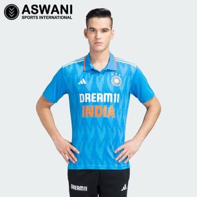 adidas India Cricket Jersey / Shirt, One Day ODI Dream11 Fan Edition 2023-2024