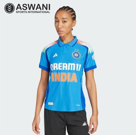 adidas India Cricket Jersey, Womens Player Edition One Day ODI Match Shirt 2025