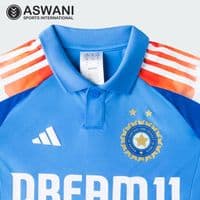 adidas India Cricket Kids Jersey, One Day ODI Replica Edition Match Shirt 2025