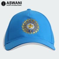 adidas India Cricket Match Cap, VIRAT 175 One Day ODI Player Edition 2024-2025, Blue