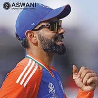 adidas India Cricket Match Cap, VIRAT 31 T20 Player Edition 2024-2025, Blue