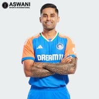 adidas India Cricket Match Jersey, Mens T20 Player Edition Cricket Shirt 2024-2025