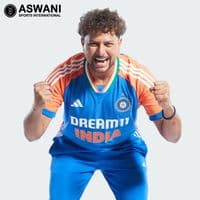 adidas India Cricket Match Jersey, Mens T20 Player Edition Cricket Shirt 2024-2025