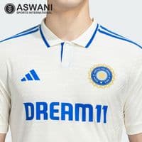 adidas India Cricket Match Jersey, Mens Test Player Edition Shirt 2024-2025
