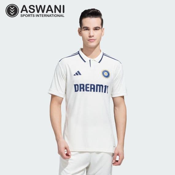 adidas India Cricket  Match Jersey, Mens Test Player Edition Shirt 2025-2026