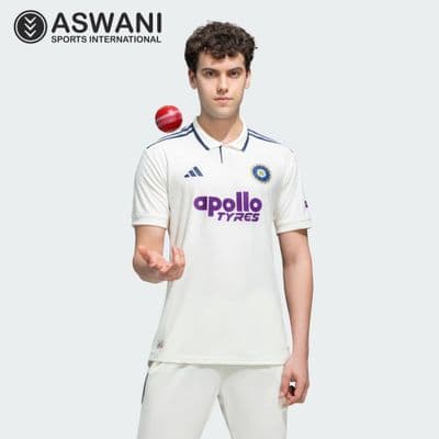 adidas India Cricket  Match Jersey, Mens Test Player Edition Shirt 2026-2027