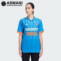adidas India Cricket Match Jersey Womens One Day ODI Tri-Colour
