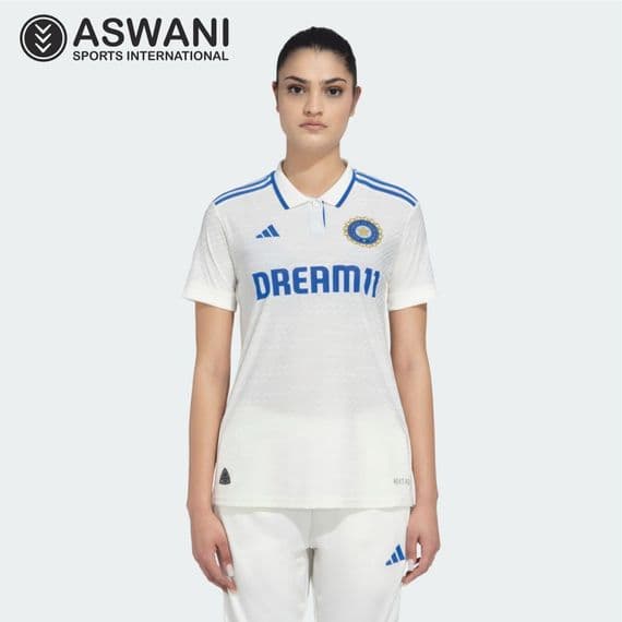 adidas India Cricket Match Jersey, Womens Test Player Edition Shirt 2024-2025