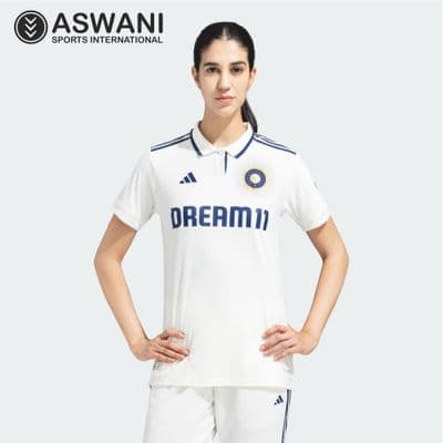 adidas India Cricket  Match Jersey, Womens Test Player Edition Shirt 2025-2026
