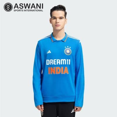 adidas India Cricket Sleeveless Sweater, Player Edition One Day ODI 2023-2024