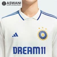 adidas India Cricket Sleeveless Sweater, Player Edition Test 2023-2024