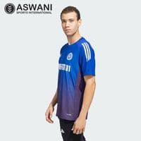 adidas India Cricket Training Jersey, Player Edition Shirt 2025, Semi Lucid Blue