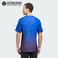 adidas India Cricket Training Jersey, Player Edition Shirt 2025, Semi Lucid Blue