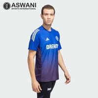 adidas India Cricket Training Jersey, Player Edition Shirt 2025, Semi Lucid Blue
