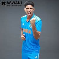 adidas India Cricket Training Jersey, Womens Player Edition Shirt 2023-2024, Light Blue