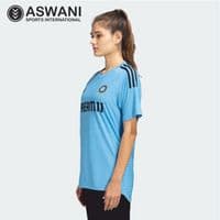 adidas India Cricket Training Jersey, Womens Player Edition Shirt 2023-2024, Light Blue