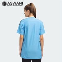adidas India Cricket Training Jersey, Womens Player Edition Shirt 2023-2024, Light Blue